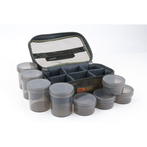 FOX CAMOLITE GLUG 8 POT CASE 