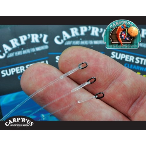 CARP 'R' US FLUOROCARBON STIFF LINK LOOP & OVAL RING