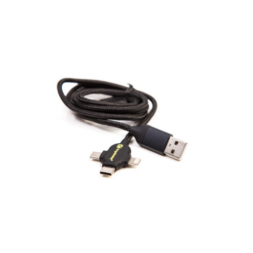 RIDGEMONKEY CAVETTO USB A TO MULTI OUT CABLE 2 MT  (CAVETTO DI 2 MT PER TUTTI I CELLULARI)