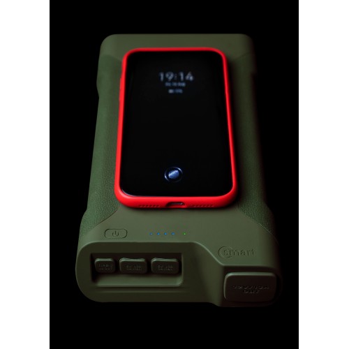 RIDGEMONKEY VAULT C-SMART POWERBANK WIRELESS 77850 MAH VERDE