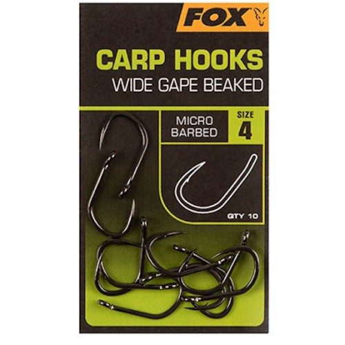 FOX CARP HOOK WIDE GAPE BEAKED