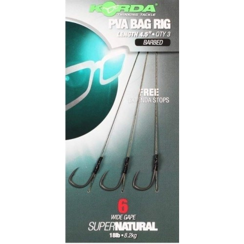 °KORDA ATTACCATA PRONTA PVA BAG RIG