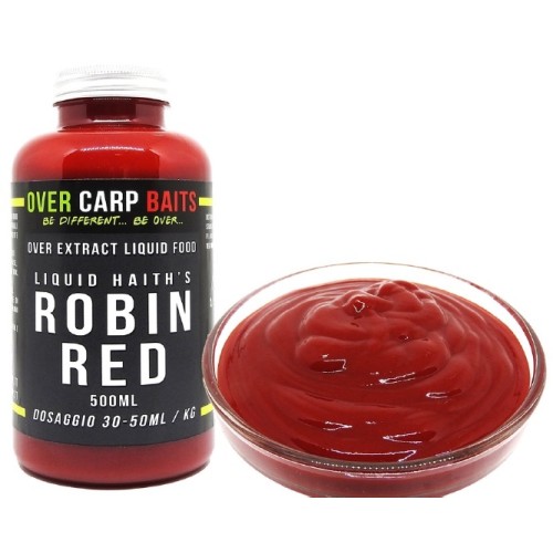 OVER CARP BAITS LIQUID HAITH'S ROBIN RED