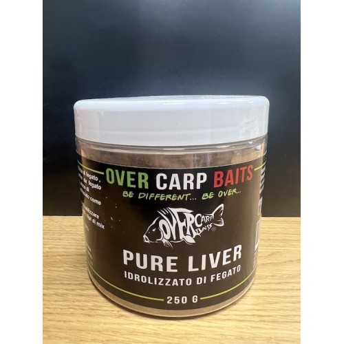 OVER CARP BAITS IDROLIZZATO DI FEGATO PURE LIVER 250 gr.