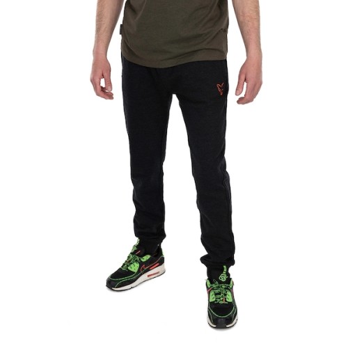 FOX COLLECTION LW JOGGER T BLACK / ORANGE   NEW