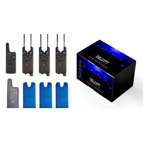 DELKIM DIGITAL PRESENTATION KIT BLU  SET 3+1 + 3 SNAG EARS