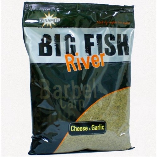 DYNAMITE BIG FISH RIVER CHEESE & GARLIC GROUNDBAIT 1,8 KG