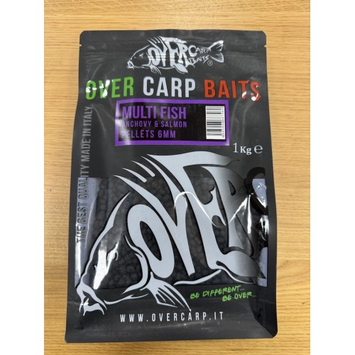 OVER CARP BAITS MULTI FISH PELLET 6 MM 1 KG