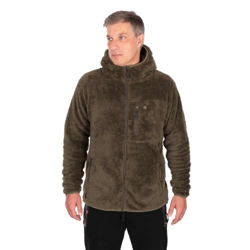 FOX HD PREMIUM FULL ZIP TEDDY JACKET KHAKI